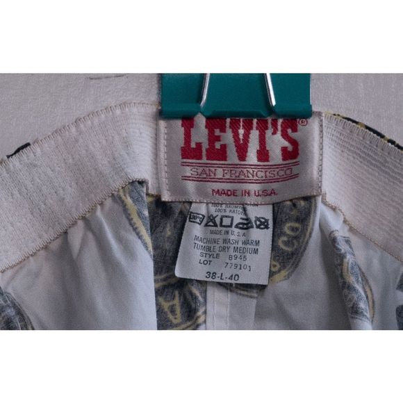 Vintage Levi San Francisco Boxers 501 Boxer Shorts Size L - Picture 4 of 6